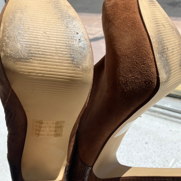 Bakers Brown Leather Suede Katerina boots - Picture 2 of 13